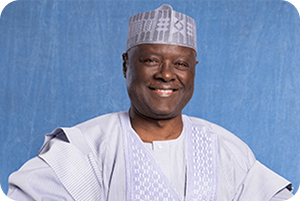 General Martin Luther Agwai, member of the National Peace Committee