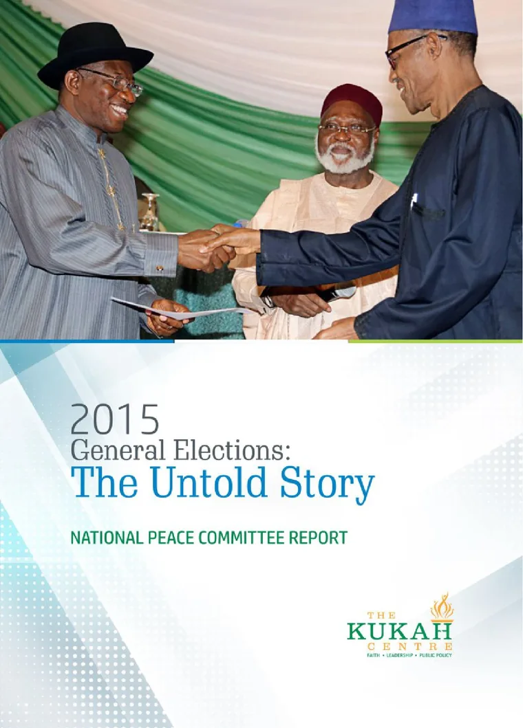 Cover of NPC 2015 General Election Report