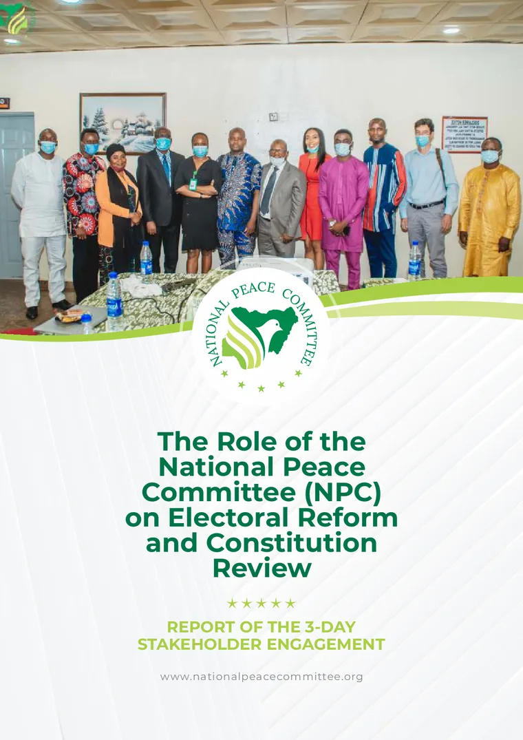 Cover of NPC Seminar on Electoral Reform